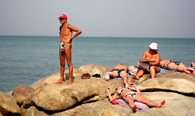 Babushkas Bikinis Pattaya beach