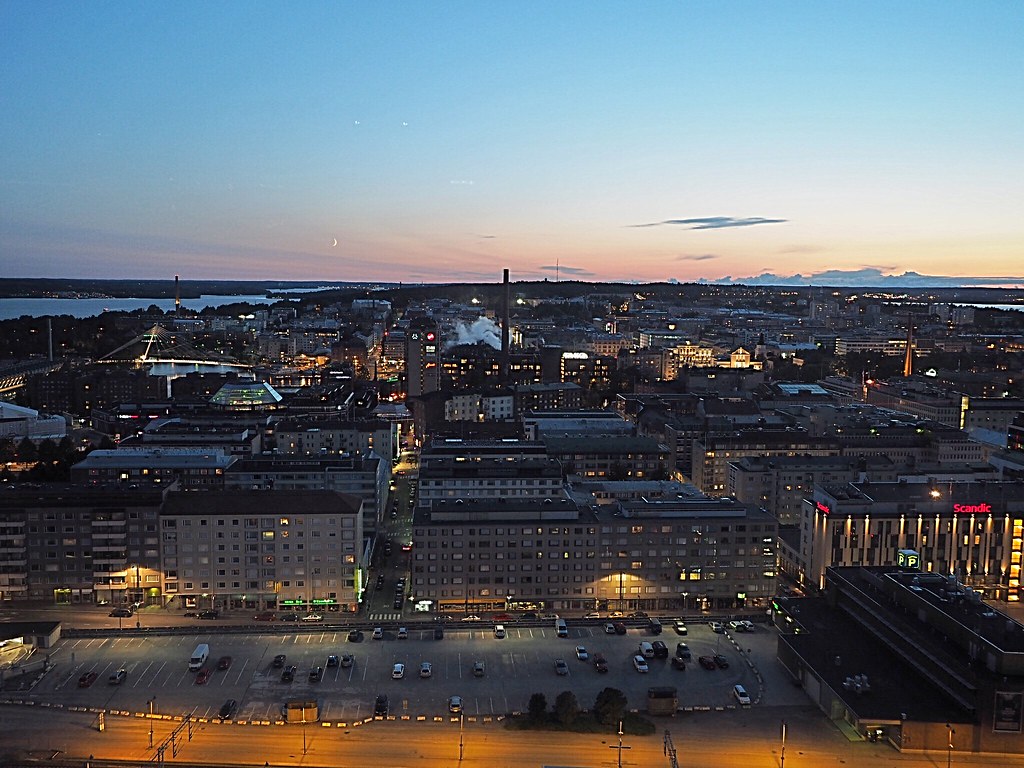 Tampere by night