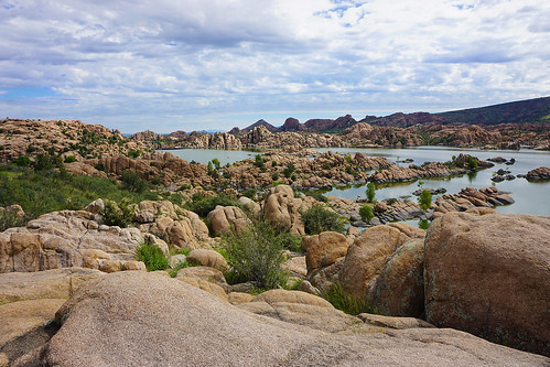 landscapes lakes arizona rocks