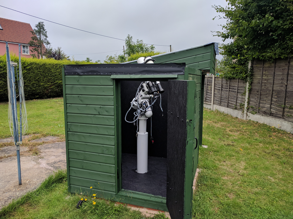 building a small imaging observatory – groundwork