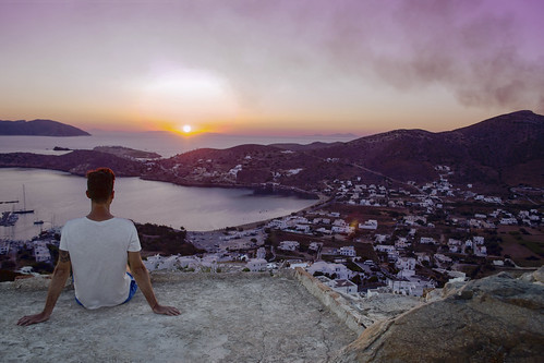 ios greece sun sunset colours travel landscape view love