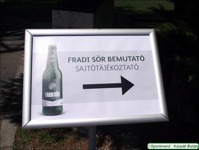 Bemutatták a megújult Fradi sört 2017.08.01.