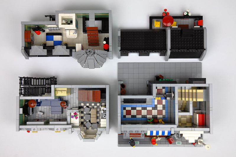 Own design interiors 2nd floor Green LEGO Town - Eurobricks Forums