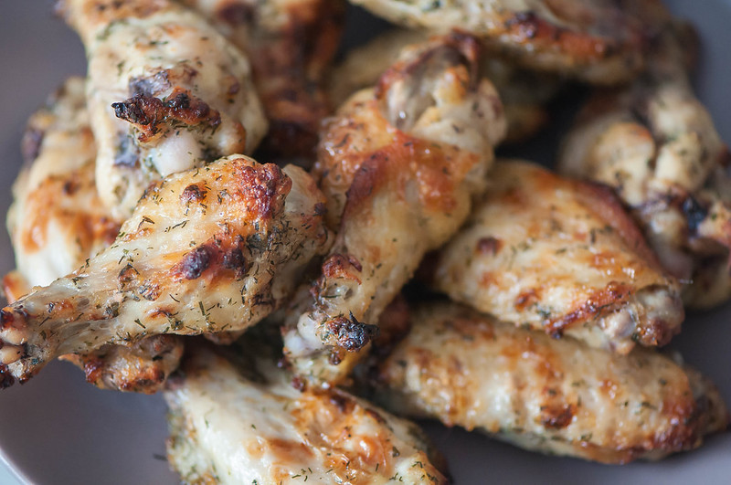 Baked Ranch Wings 