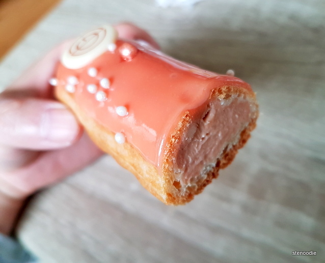 Pink Guava eclair inside