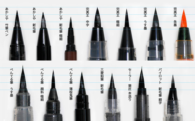 1060x660 Brush Pens