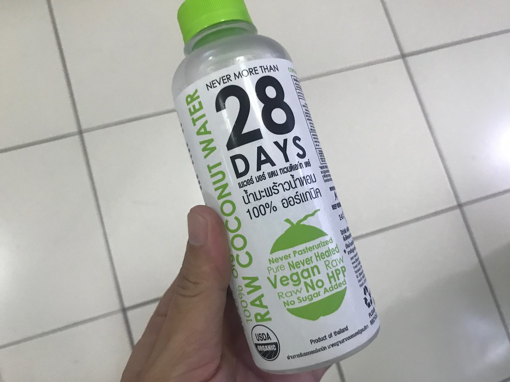 Bottled Coconut Juice in Thailand