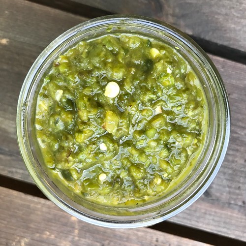 "Best Sauce Ever" - hatch green chile + poblano sauce
