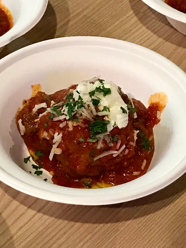 LAVO's Meatball with Ricotta