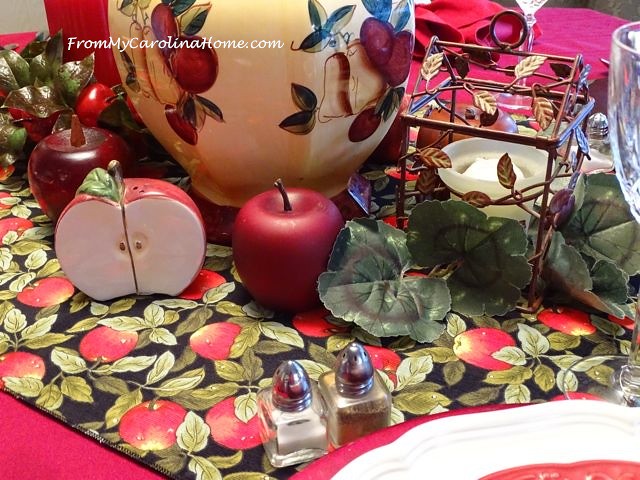 Apple Tablescape at From My Carolina Home