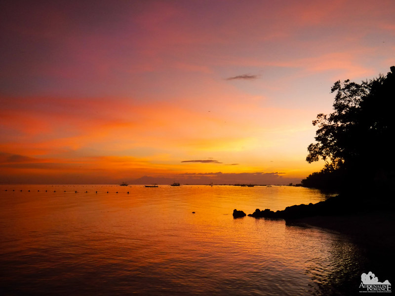 Sunset at Bluewater Panglao Beach Resort