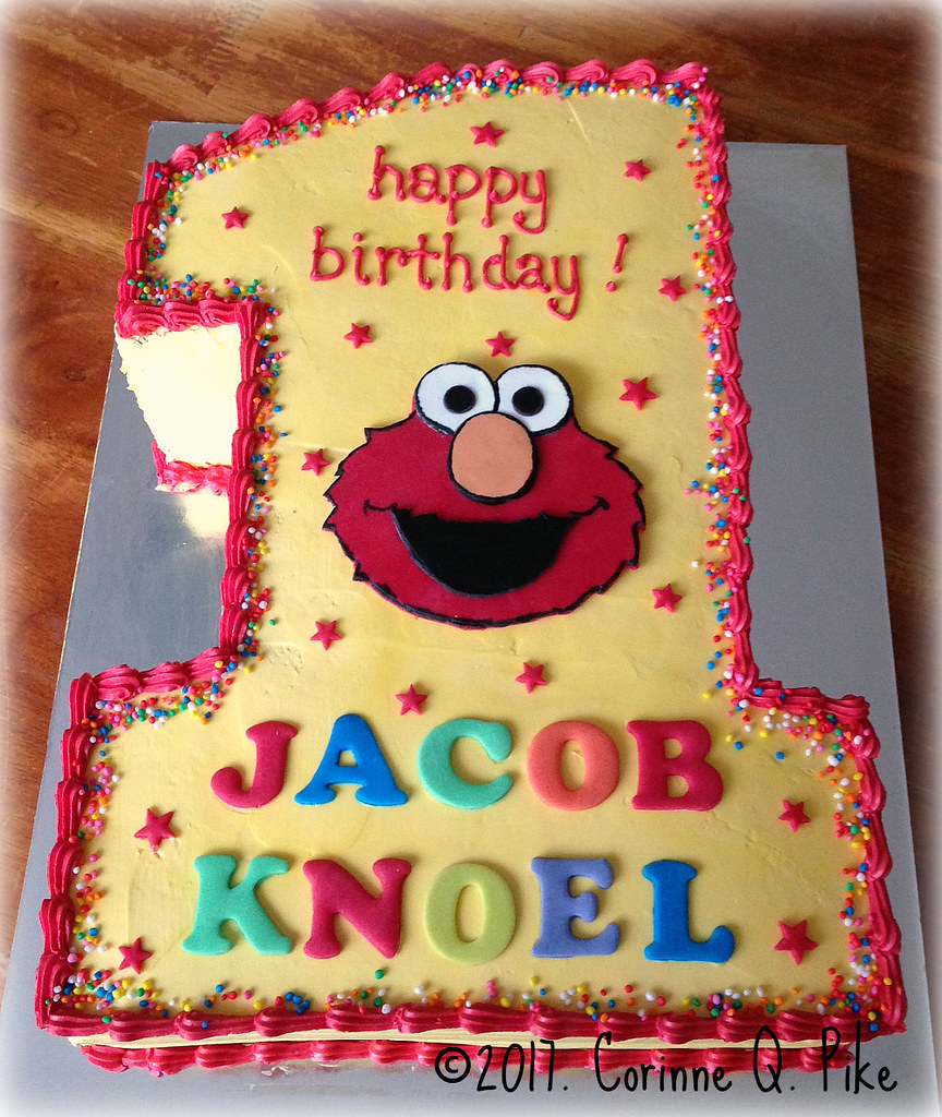Elmo Themed 1st Birthday Cake Pike Corinne Flickr