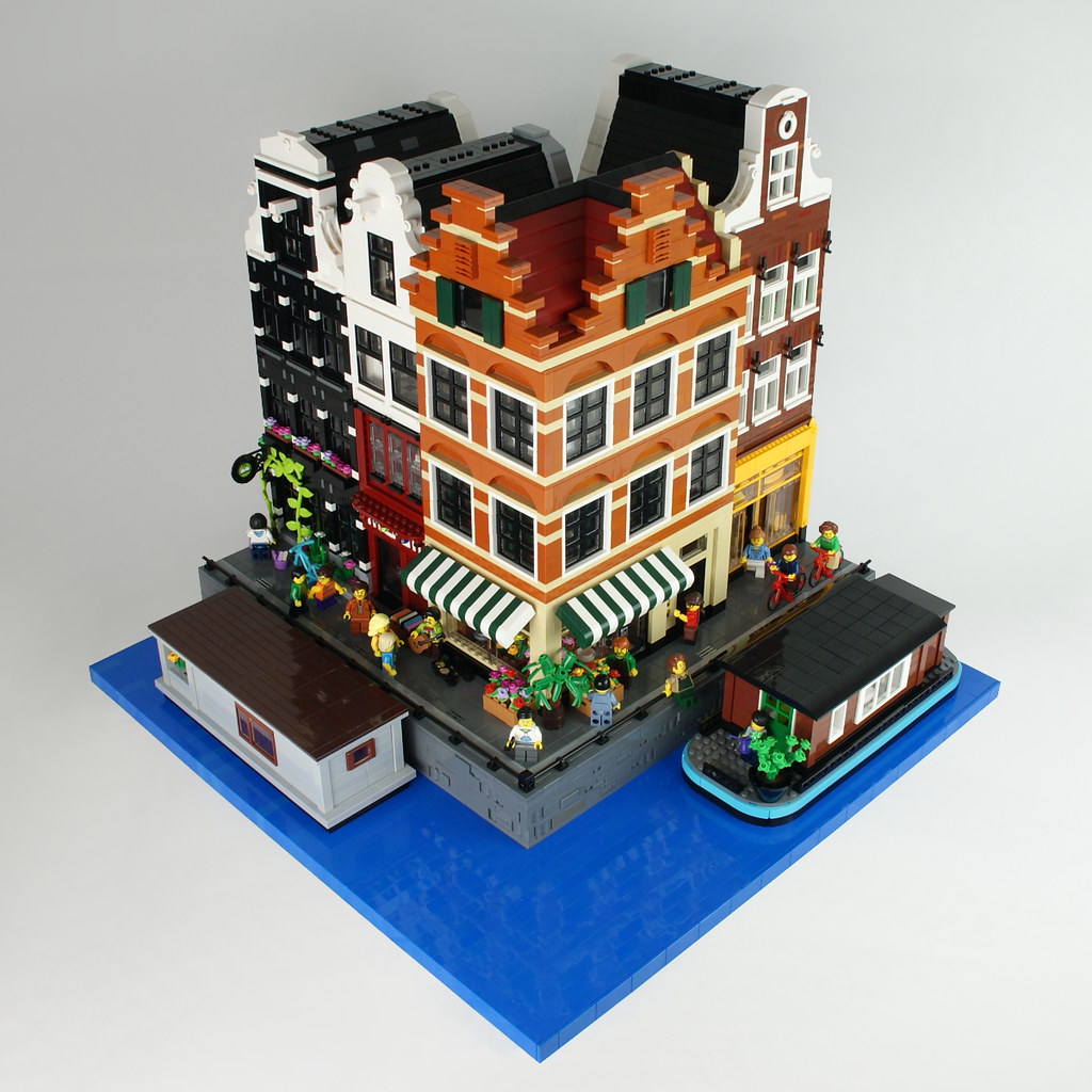 LEGO Modular Buildings: Amsterdam Canal Houses