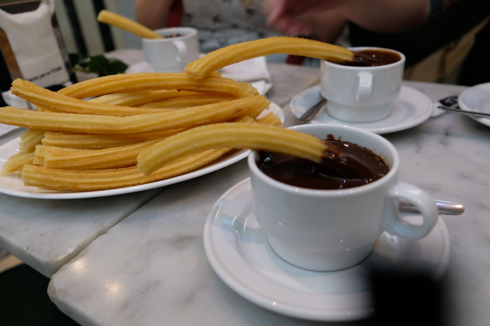 Churros at Chocolateria San Gines | 2 Days in Madrid