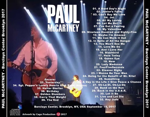 Paul McCartney-Brooklyn 2017 back
