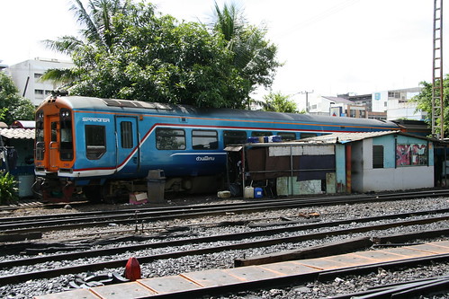 Thai State Railway ASR158/T series in Hua Lamphong.Sta, Bangkok, Thailand /Aug 13, 2017