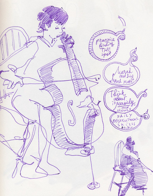 Sketchbook #105: Cello