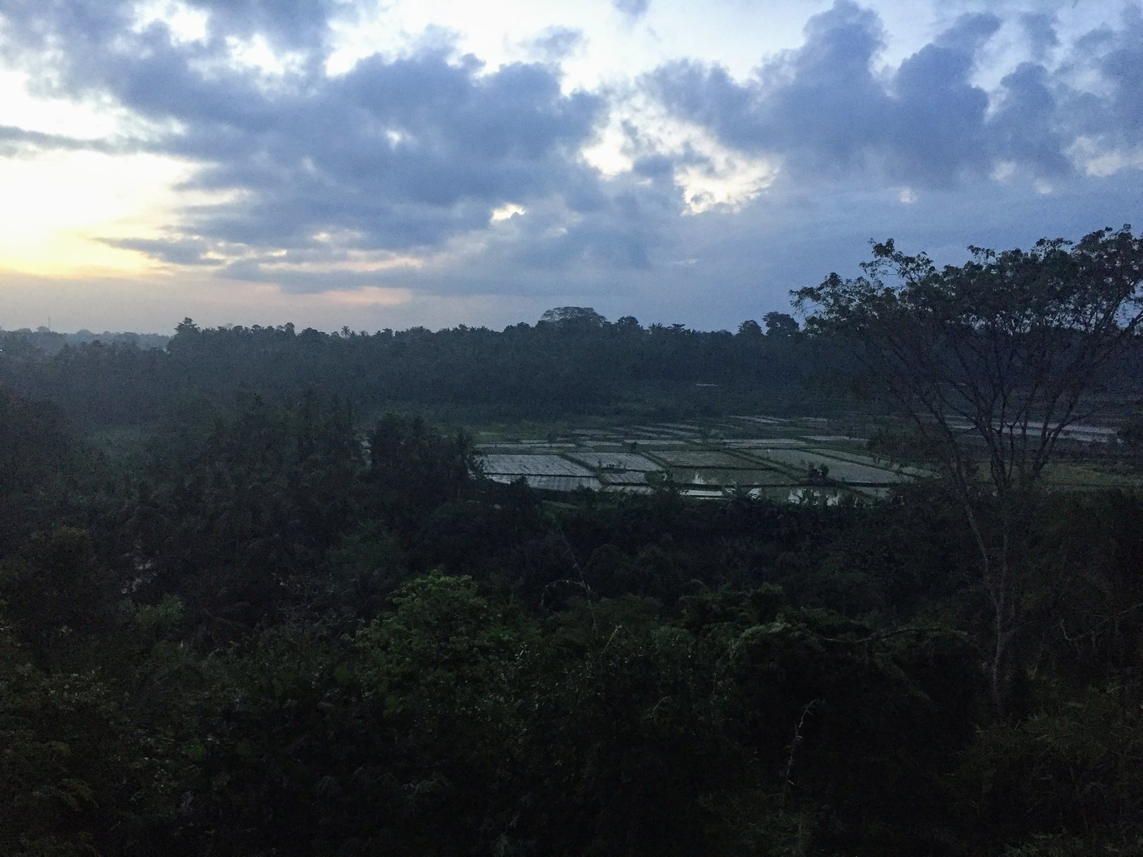 View on sunset from Bambu Indah