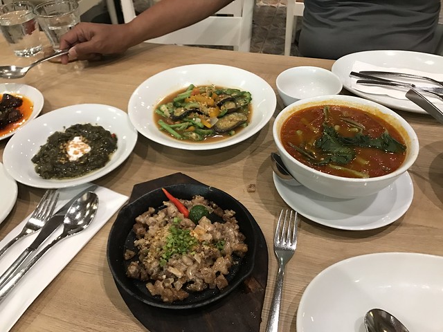 Lunch at Manam in Greenbelt  August 20, 2017