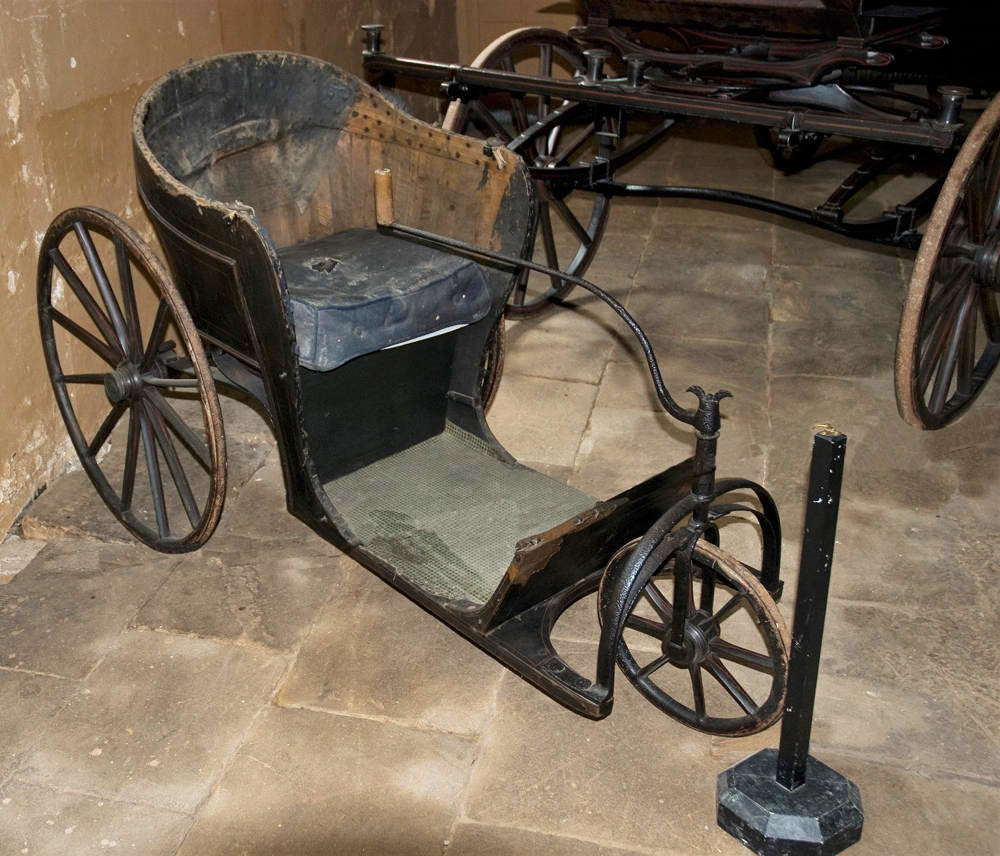 Antique Wheelchair, Calke Abbey. Credit Thomas Quine