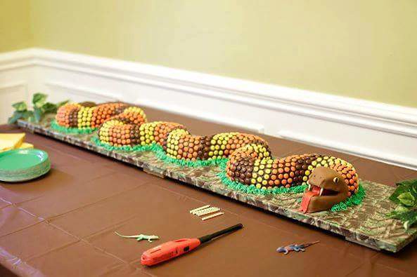 5ft Snake Cake from Sara Fifadara of SASH Cakes by Sara