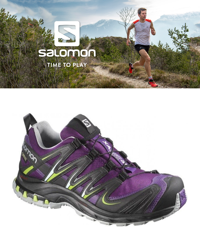 【SALOMON 索羅門 女款 XA PRO 3D GORE-TEX W 越野跑鞋〈宇宙紫/黑〉】375937/休閒鞋/登山鞋★滿額送