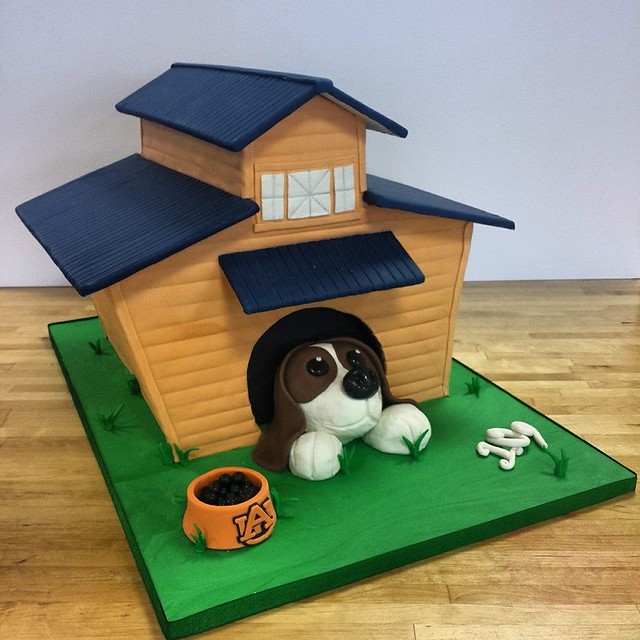 Dog House Cake by Cakeitecture Bakery