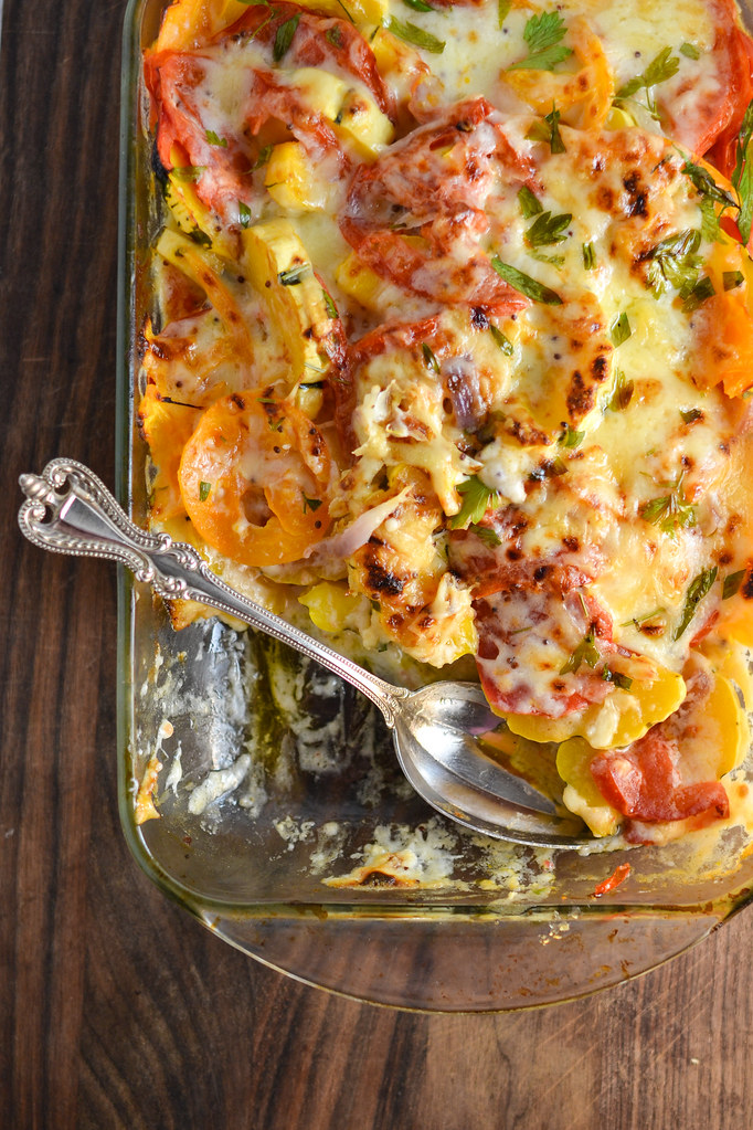 Delicata Squash and Tomato Gratin | Things I Made Today
