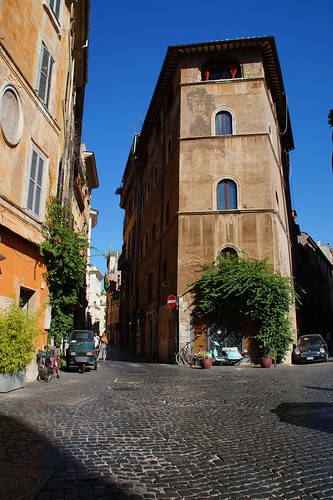 Villa Farnesina, Gianicolo, Sta. María in Trastévere, Chiesa Nuova, 7 de agosto - Milán-Roma (65)