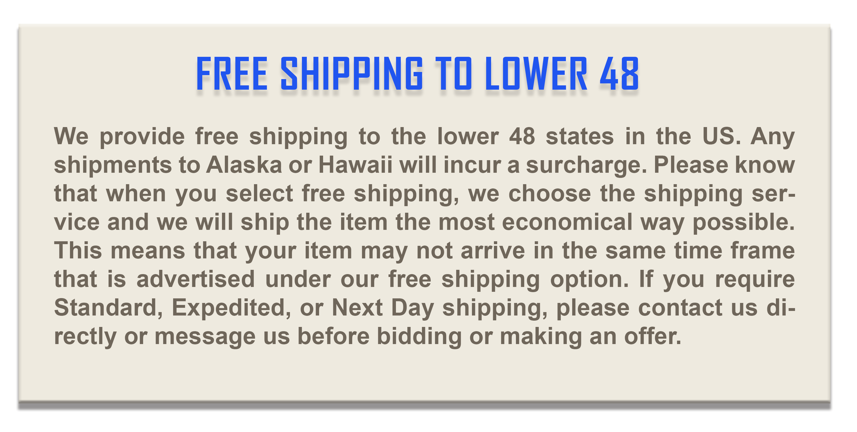 Freeshipping