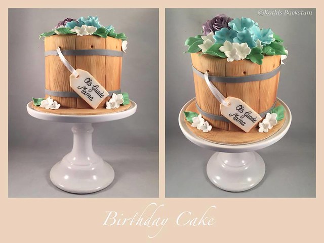 Flower Pot Cake by Kathls Backstum