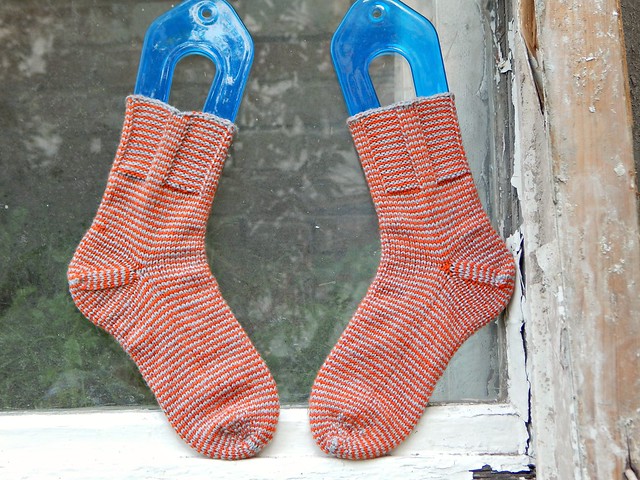 полосатые носки | striped socks - 1