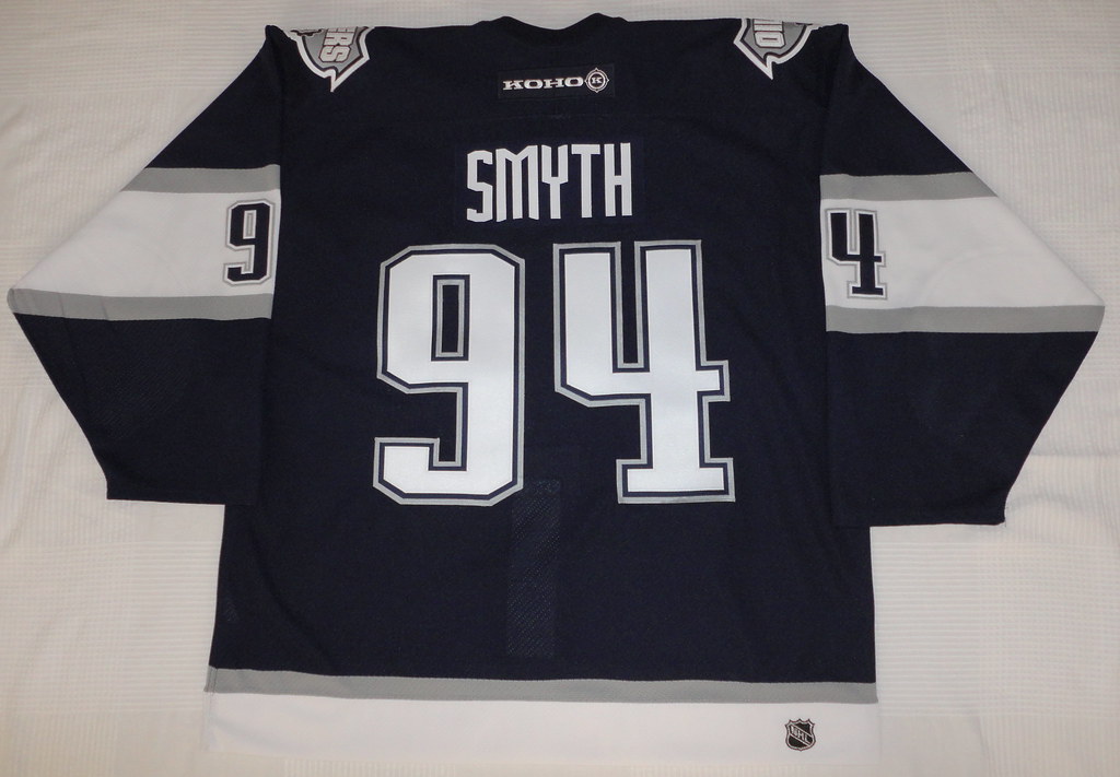 2003-04 Ryan Smyth Edmonton Oliers Alternate Jersey Back