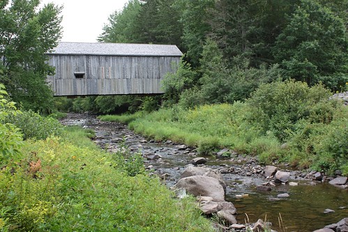 moosehorncreek norton newbrunswick canada coveredbridge creek stream woods