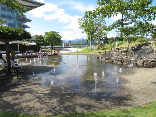 小倉競馬場の泉の広場