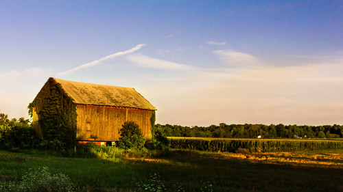 2017 barn coutryside goldenhour indiana usa