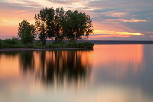 landscape lakescape seascape clouds longexposure lake water reflections sunrise dawn daybreak lakechatfield colorado