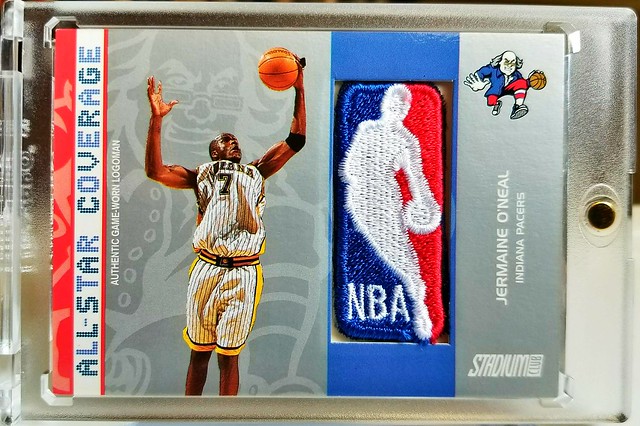 Jermaine O'Neal 2003 Topps Game-Worn Jersey Card