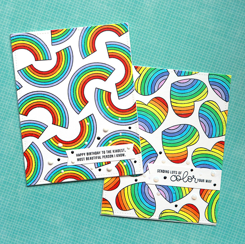 rainbow cards