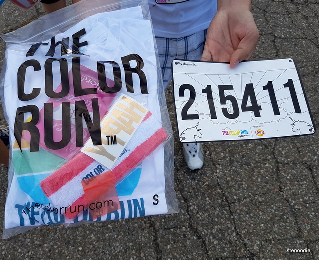  Color Run 2017 race kit