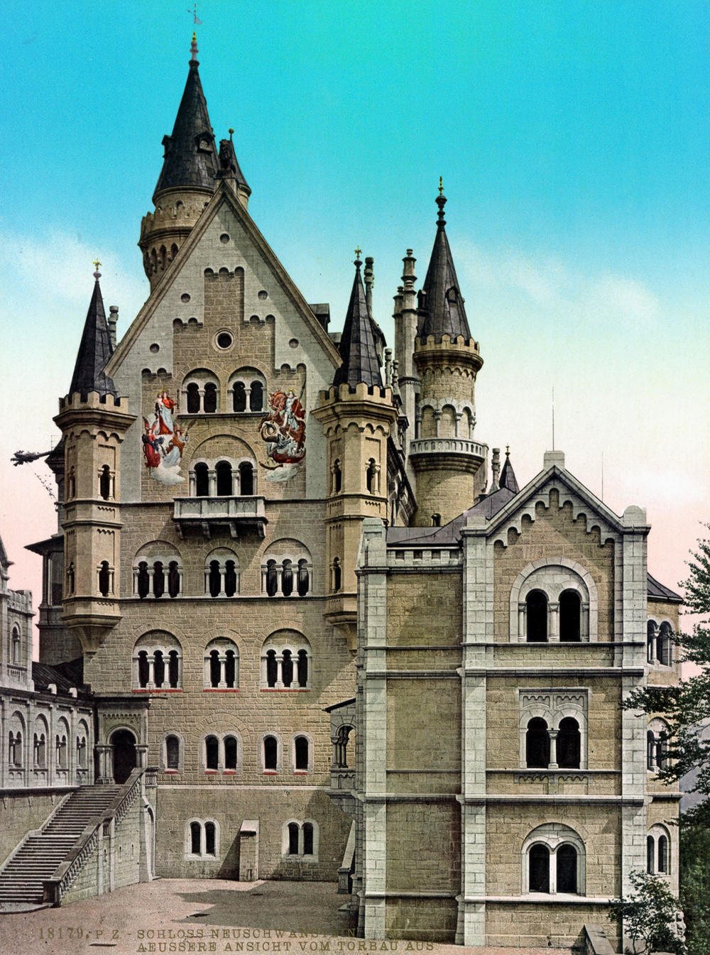 Neuschwanstein Castle, c. 1895