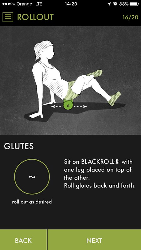 GLUTES rolling with BLACKROLL® MED