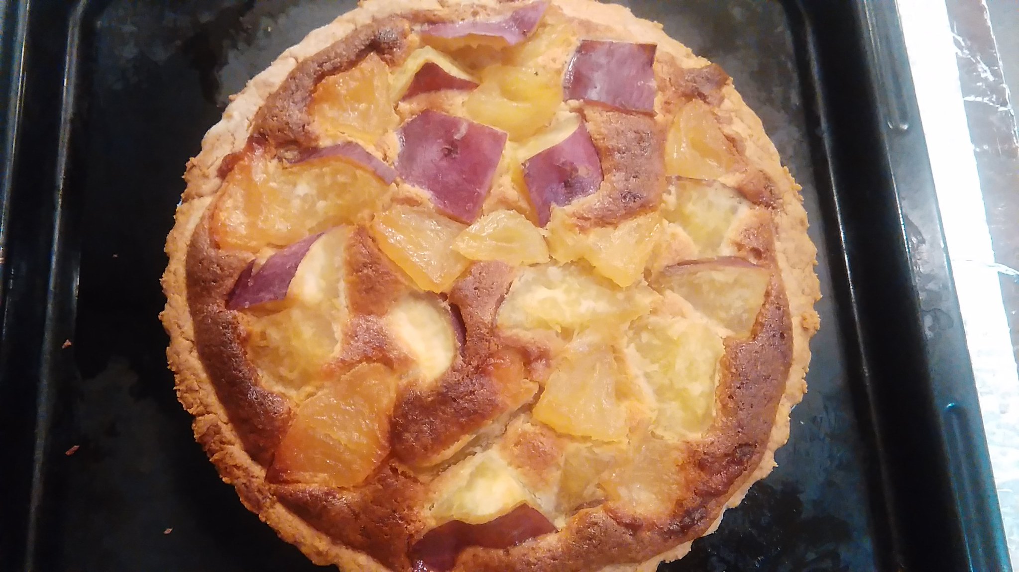 さつまいもとりんごのタルト 適当な料理をするblog