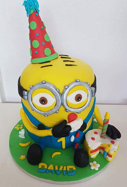 Minions Themed Cake by Denisa Boica of Denisa Cakes & Desserts