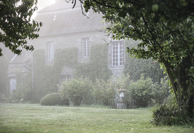 Foggy morning - le Chateau garden