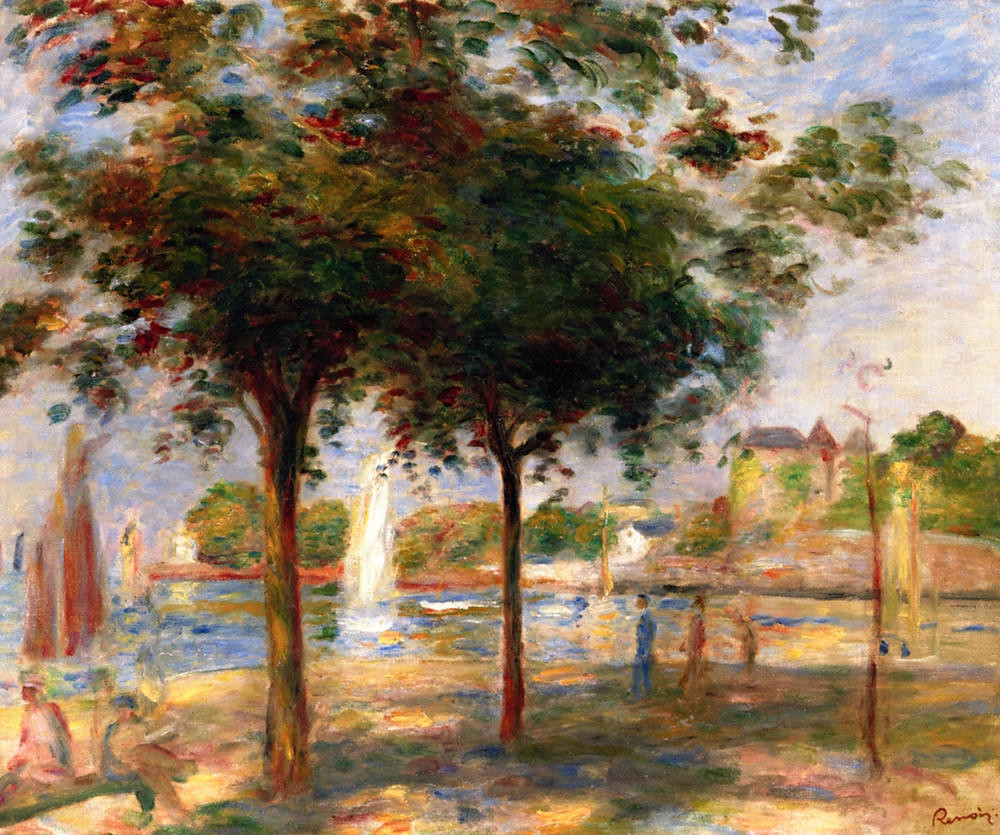 The Port of Pornic by Pierre Auguste Renoir, 1890