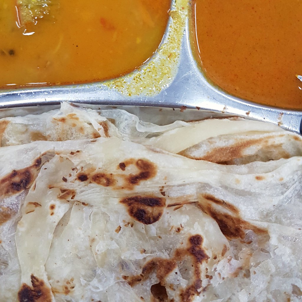 印度煎饼 Roti Kosong $1.50 @ Metro Curry House KL Imbi