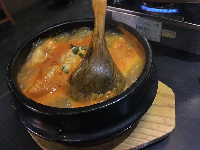 豆腐鍋，蛤蜊多多@哈摩尼韓食堂