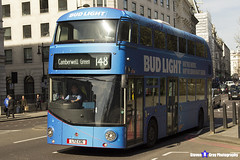 Wrightbus NRM NBFL - LTZ 1136 - LT136 - Bud Light - Camberwell Green 148 - RATP Group - London 2017 - Steven Gray - IMG_5663