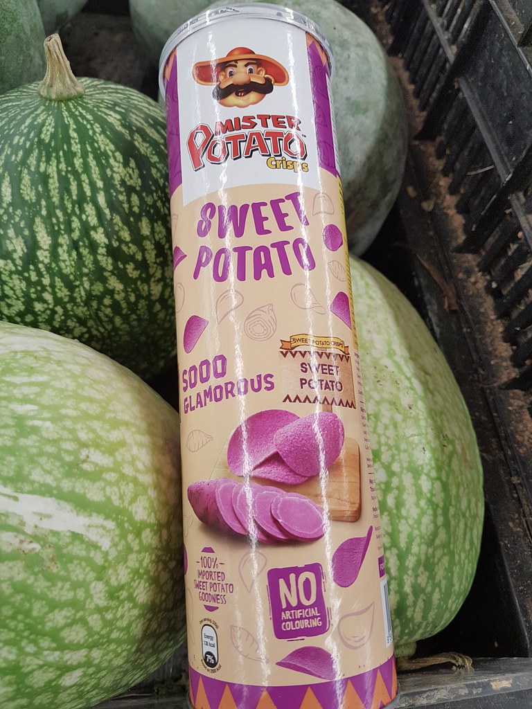 Mister Patato Crisps (Sweet Patato/Ubi Keledek Flavor $4.80) (intoduced Feb.2017) @ Aeon Big SS16
